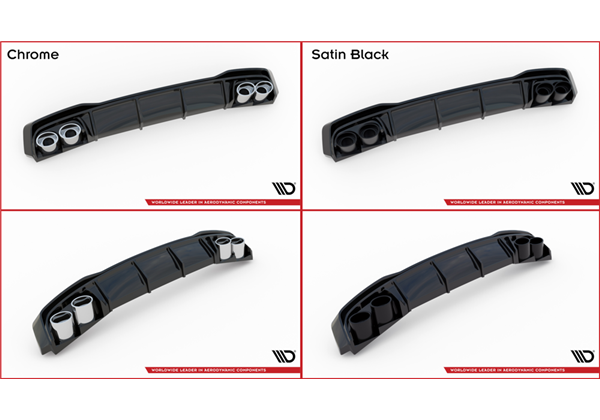 Añadido + colas de escape imitacion Audi A7 C8 S-line Maxtondesign