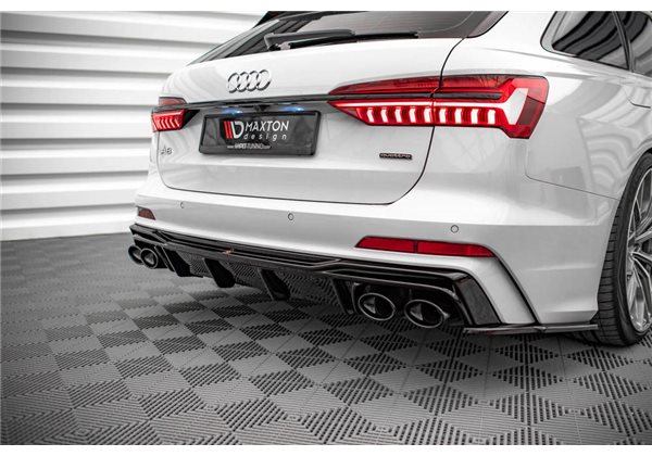 Añadido + colas de escape imitacion Audi A6 C8 S-line Maxtondesign