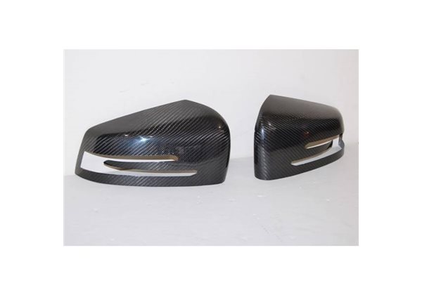 Cubre Espejos Carbono Mercedes W204/w212/w218/w221/clase A/b/c/e/glk/cls