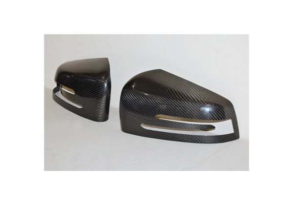 Cubre Espejos Carbono Mercedes W204/w212/w218/w221/clase A/b/c/e/glk/cls