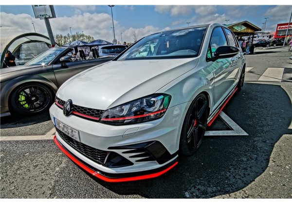 Añadido Delantero Vw Golf Mk7 Gti Clubsport 2016- 2017 Maxtondesign