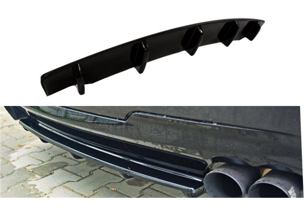 Añadido Trasero Bmw 5 Series F11 Sedan/estate M-pack (2011-) Con dos tubos de escape dobles Maxtondesign