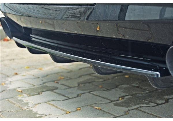 Añadido Trasero Bmw 5 Series F11 Sedan/estate M-pack (2011-) Con dos tubos de escape dobles Maxtondesign