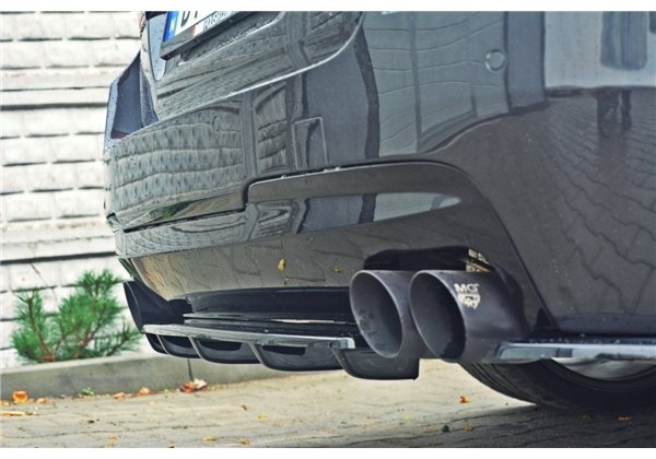 Añadido Trasero Bmw 5 Series F11 Sedan/estate M-pack (2011-) Con dos tubos de escape dobles Maxtondesign