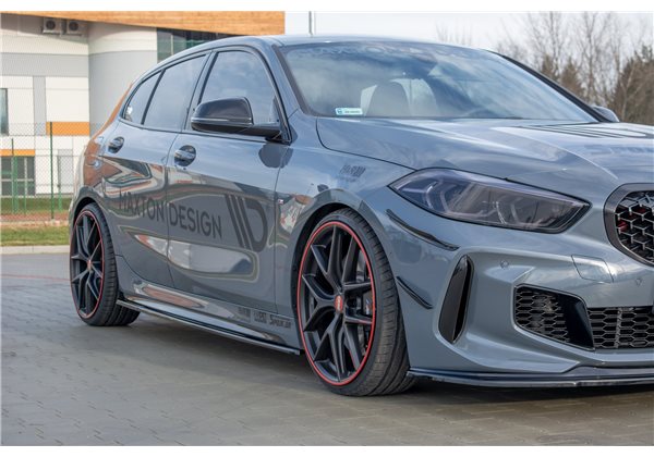 Añadidos Taloneras Laterales Bmw 1 F40 M-pack 2019 - Bmw 1 F40 M135i 2019 - Maxtondesign