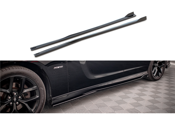 Añadidos Taloneras Laterales Dodge Charger Srt Mk7 Facelift 2014 - Maxtondesign