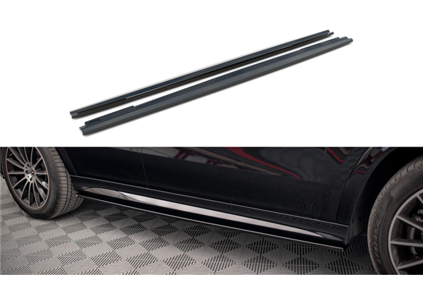 Añadidos Taloneras Laterales Mercedes-benz Gle Coupe Amg-line C167 2019 - Maxtondesign