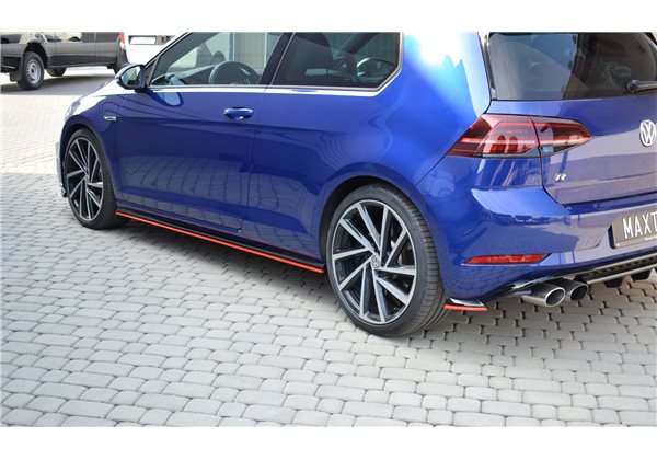 Añadidos Taloneras Laterales Vw Golf 7 R / R-line Facelift 2017-2020 Maxtondesign