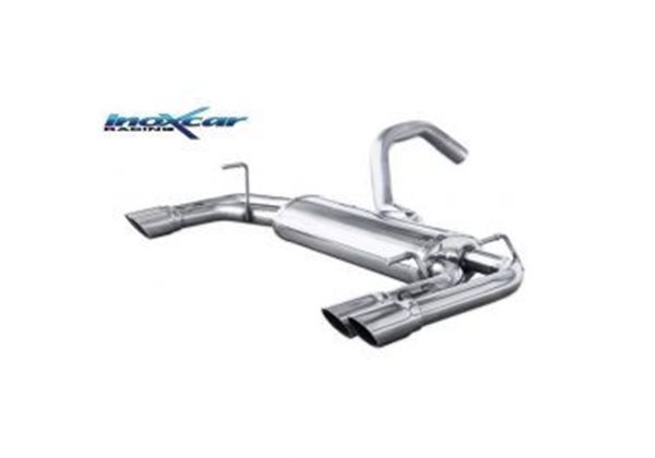 Escape Inoxcar para Abarth 695 180pk 2009- 2x60mm Racing