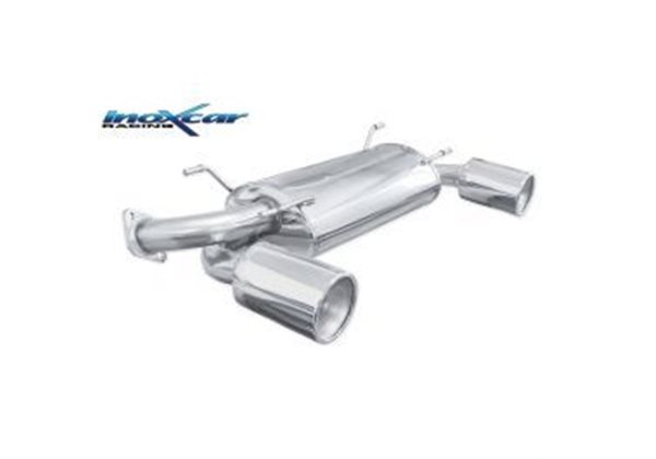 Escape Inoxcar para Subaru BRZ 2.0 (200pk) Facelift 2017- 1x120mm Mega