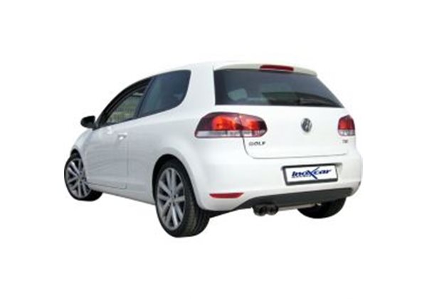 Escape Inoxcar para Volkswagen Golf VI 1.4TSi (160pk) 2008- 2x80mm Racing