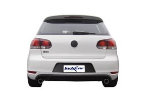Escape Inoxcar para Volkswagen Golf VI GTi 2.0TSi (210pk) 2009- Links/Rechts 80mm