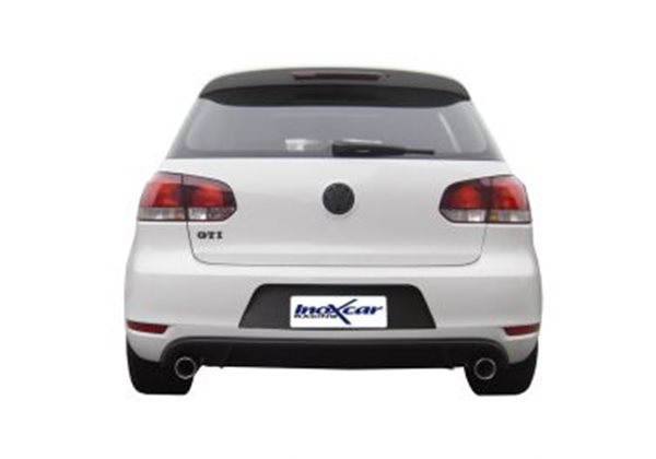 Escape Inoxcar para Volkswagen Golf VI GTi 2.0TSi (210pk) 2009- Links/Rechts 80mm