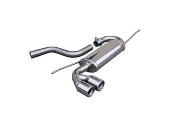 Escape Inoxcar para Volkswagen Golf VI 1.4 TSi (122pk) 2008- 2x80mm