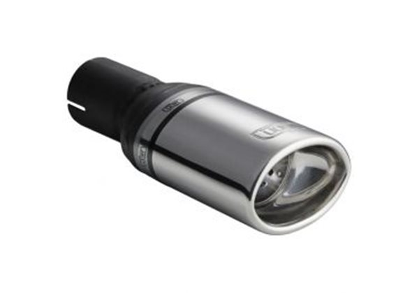 Cola de escape Ulter Sport 95x65mm - Lengte 80mm - Montage -50mm - RVS 