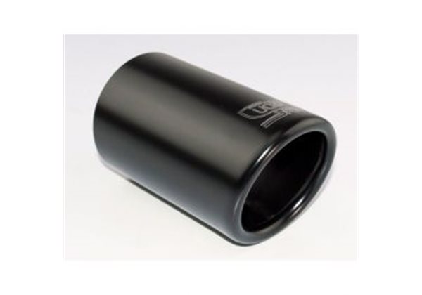 Cola de escape Ulter Sport Ø70mm - Lengte 120mm - Montage 40-60mm - Zwart RVS 