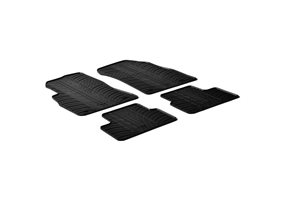 Alfombrilla goma Gledring Chevrolet Cruze 2009- (4 piezas+clips montaje) 