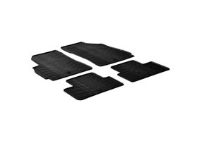 Alfombrilla goma Gledring Chevrolet Orlando 2010- (4 piezas+clips montaje) 