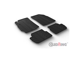 Alfombrilla goma Gledring Chevrolet Spark 2010- (4 piezas) 