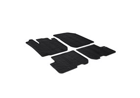 Alfombrilla goma Gledring Dacia Sandero 2012-2020 & Logan 2013- (4 piezas+clips montaje) 