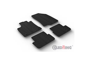 Alfombrilla goma Gledring Dacia Sandero III 2020- incl. Stepway (4 piezas+clips montaje) 