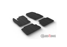 Alfombrilla goma Gledring Ford Kuga 2016-2019 (4 piezas+clips montaje) 