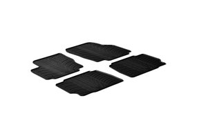 Alfombrilla goma Gledring Ford Mondeo 5 pueras 2007-2011 (4 piezas+clips montaje) 