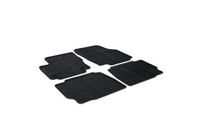Alfombrilla goma Gledring Ford Mondeo 5 pueras 2011-2014 (4 piezas+clips montaje) 