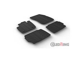 Alfombrilla goma Gledring Ford Mondeo 2015- (4 piezas+clips montaje) 