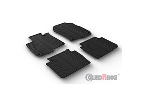 Alfombrilla goma Gledring Honda CR-V 9/2018- (4 piezas+clips montaje) 