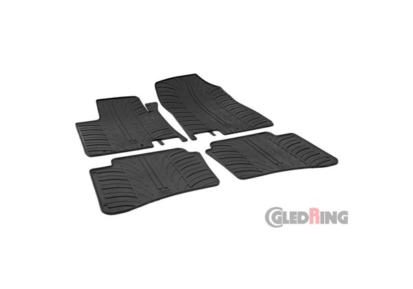 Alfombrilla goma Gledring Hyundai i20 II 2014-2020 (4 piezas) 