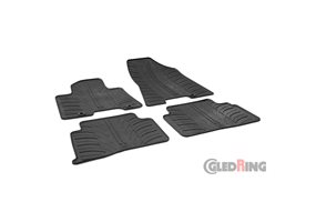 Alfombrilla goma Gledring Hyundai Tucson 2015-2020 (4 piezas+clips montaje) 