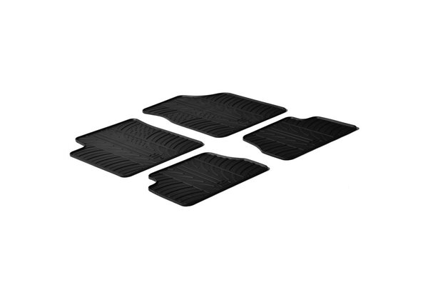 Alfombrilla goma Gledring Kia Picanto 2004-2011 (4 piezas) 