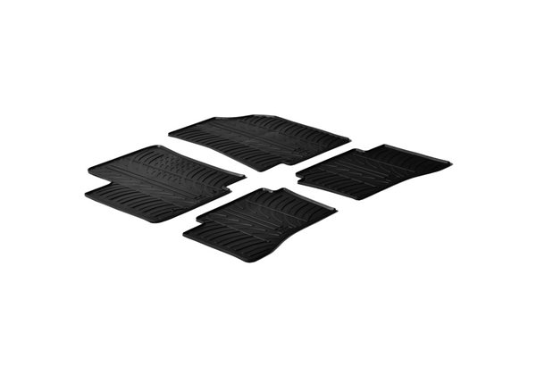Alfombrilla goma Gledring Kia Rio 5 pueras 2011-2016 (4 piezas) 