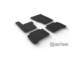 Alfombrilla goma Gledring Range Rover Sport 7/2013- (4 piezas+clips montaje) 