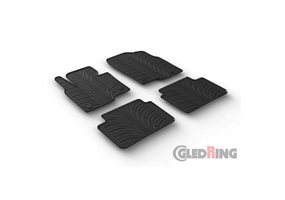 Alfombrilla goma Gledring Mazda CX-5 6/2017- (4 piezas+clips montaje) 