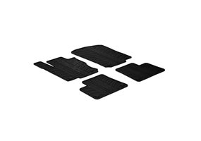 Alfombrilla goma Gledring Mercedes ML W166 2011- & GLE C292 2015- (4 piezas+clips montaje) 