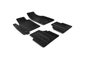 Alfombrilla goma Gledring Opel Meriva 2003- (4 piezas+clips montaje) 