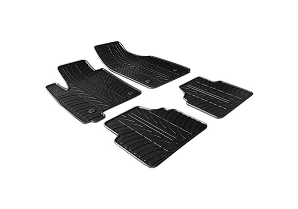 Alfombrilla goma Gledring Opel Meriva 2003- (4 piezas+clips montaje) 