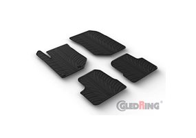 Alfombrilla goma Gledring Peugeot 208 II 2019- / 2008 II 2020- & Opel Corsa F 2019- / Mokka 2020- excl. Electric (4 piezas+clips