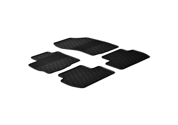 Alfombrilla goma Gledring Peugeot 4007 2007- / Citroen C-Crosser 2007- / Mitsubishi Outlander 2007-2010 (4 piezas) 