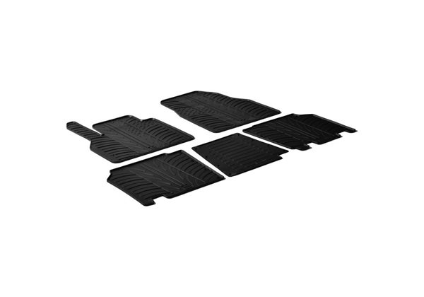 Alfombrilla goma Gledring Renault Kangoo 2008-2021 & Mercedes Citan 2012-2021 (5 piezas) 