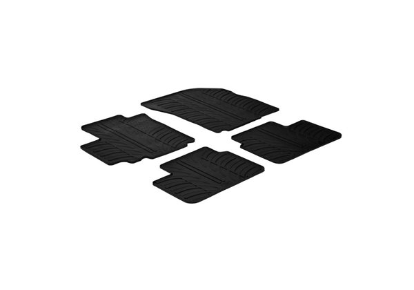 Alfombrilla goma Gledring Suzuki SX4 2006- & Fiat Sedici 2007- (5 pueras) 4 delig 