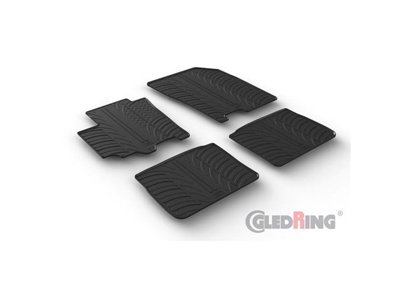 Alfombrilla goma Gledring Suzuki SX4 S-Cross 2013-2021 (4 piezas) 