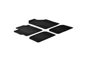 Alfombrilla goma Gledring Toyota Yaris 2006-2011 (4 piezas+clips montaje) 