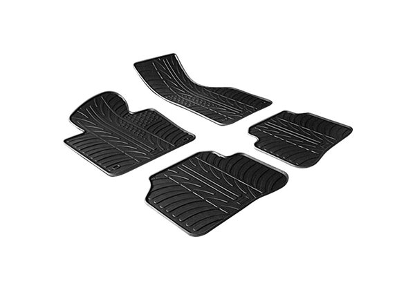 Alfombrilla goma Gledring Volkswagen Passat 3C 2005-2010 (4 piezas+clips montaje) 