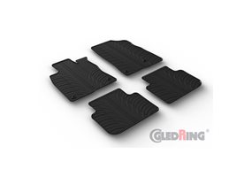 Alfombrilla goma Gledring Honda Civic XI HB e:HEV 2022- (4 piezas+clips montaje) 