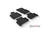 Alfombrilla goma Gledring Alfa Romeo Stelvio 3/2017- (4 piezas+clips montaje)