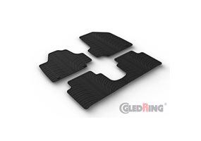Alfombrilla goma Gledring Hyundai Ioniq 5 (NE) 2020- (4 piezas+clips montaje) 
