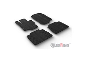 Alfombrilla goma Gledring Mercedes GLE (W167) Automaat 2/2019- (4 piezas+clips montaje) 